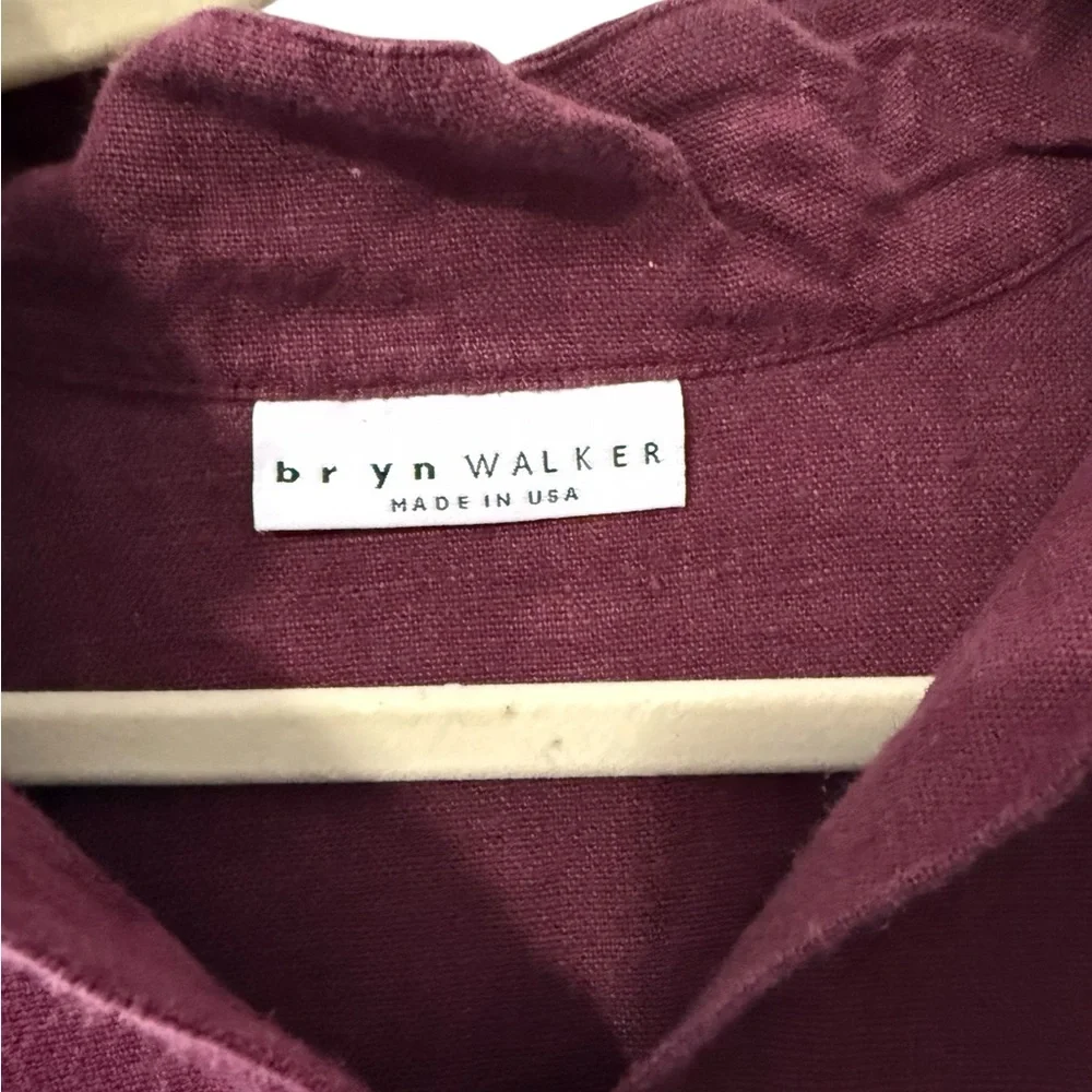 bryn Walker Danuta Linen Shirt Jacket - Picture 3 of 8